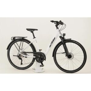 KTM VENETO LIGHT DISC US Trekkingrad 2024 | white matt (black+red) 46cm